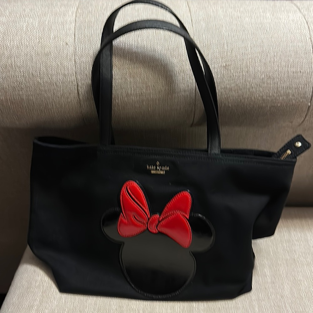Kate spade x disney Minnie Mouse canvas tote